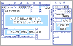 おさいぽ！ポイント購入方法（ゆうちょ振替）